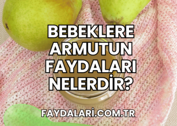 Bebeklere Armutun Faydaları Nelerdir?