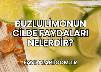 Buzlu Limonun Cilde Faydaları Nelerdir?