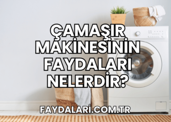 Çamaşır Makinesinin Faydaları Nelerdir?
