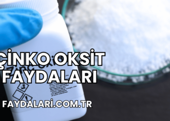 Çinko Oksit Faydaları