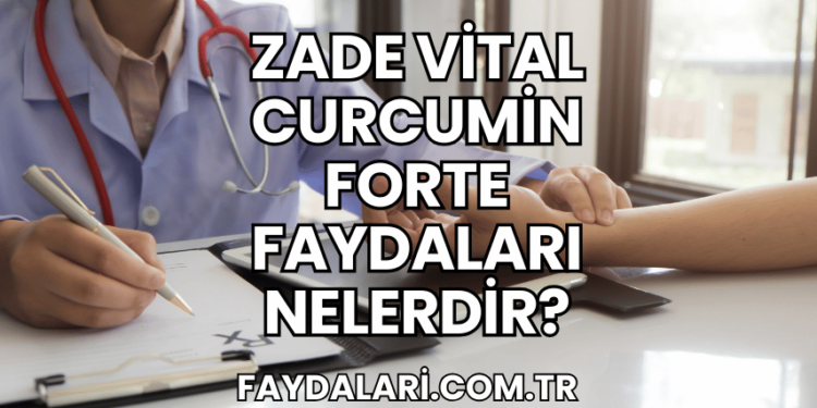 Zade Vital Curcumin Forte Faydaları Nelerdir?