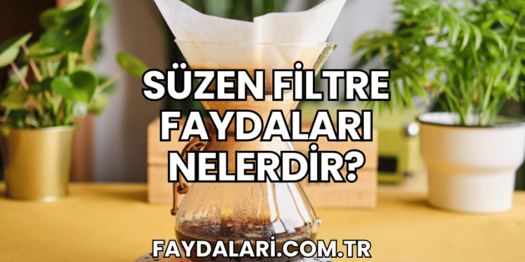 Süzen Filtre Faydaları Nelerdir