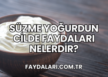 Süzme Yoğurdun Cilde Faydaları Nelerdir