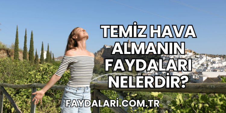 Temiz Hava Almanın Faydaları Nelerdir?