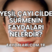 Yeşil Çayı Cilde Sürmenin Faydaları Nelerdir?