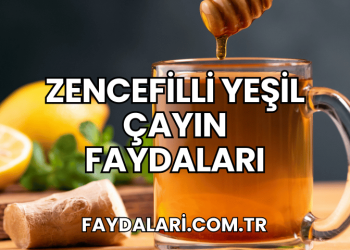 Zencefilli Yeşil Çayın Faydaları
