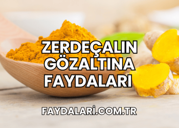 Zerdeçalın Gözaltına Faydaları