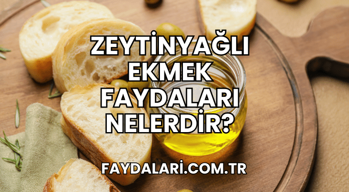 Zeytinyağlı Ekmek Faydaları Nelerdir?