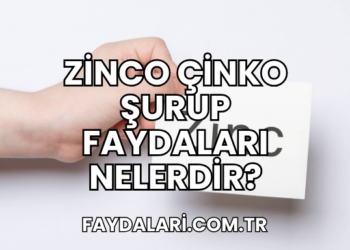 Zinco Çinko Şurup Faydaları Nelerdir?