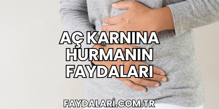 Aç Karnına Hurmanın Faydaları
