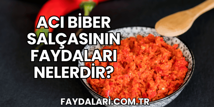 Acı Biber Salçasının Faydaları Nelerdir?