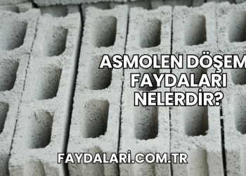 Asmolen Döşeme Faydaları Nelerdir?