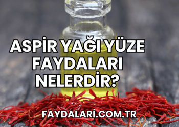 Aspir Yağı Yüze Faydaları Nelerdir?