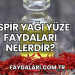 Aspir Yağı Yüze Faydaları Nelerdir?