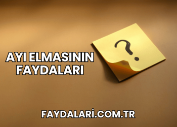 Ayı Elmasının Faydaları
