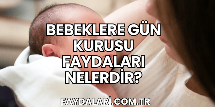 Bebeklere Gün Kurusu Faydaları Nelerdir?