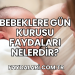 Bebeklere Gün Kurusu Faydaları Nelerdir?
