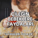 Çileğin Bebeklere Faydaları