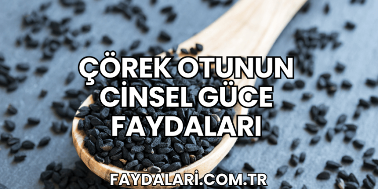 Çörek Otunun Cinsel Güce Faydaları