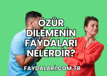 Özür Dilemenin Faydaları Nelerdir?