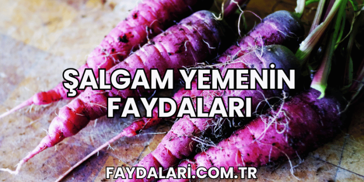 Şalgam Yemenin Faydaları