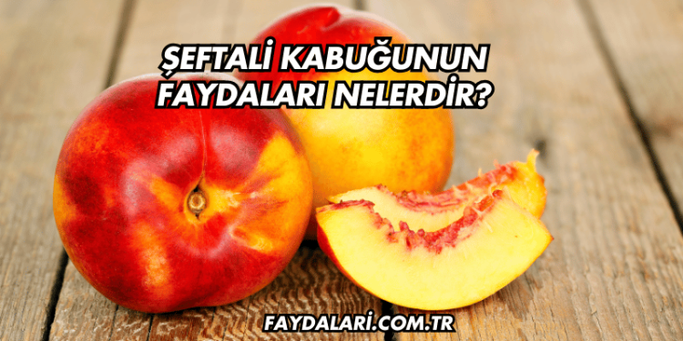 Şeftali Kabuğunun Faydaları Nelerdir?
