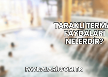 Taraklı Termal Faydaları Nelerdir?