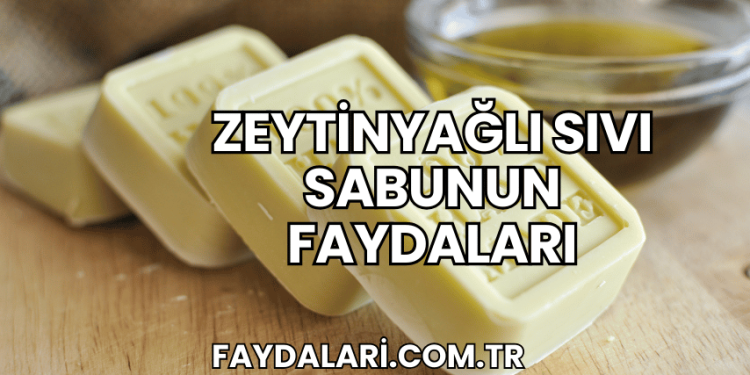 Zeytinyağlı Sıvı Sabunun Faydaları