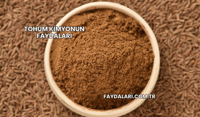 Tohum Kimyonun Faydaları