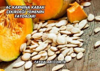 Aç Karnına Kabak Çekirdeği Yemenin Faydaları