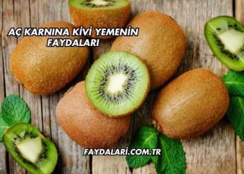 Aç Karnına Kivi Yemenin Faydaları