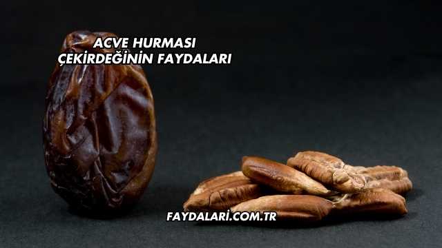 Acve Hurması Çekirdeğinin Faydaları