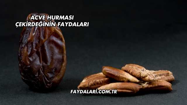 Acve Hurması Çekirdeğinin Faydaları