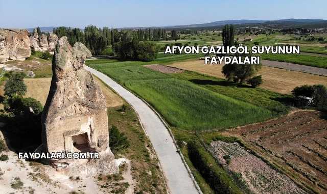 Afyon Gazlıgöl Suyunun Faydaları