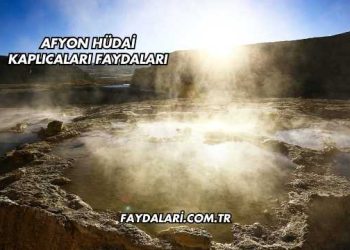 Afyon Hüdai Kaplıcaları Faydaları