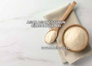 Agar Agar Tozunun Cilde Faydaları