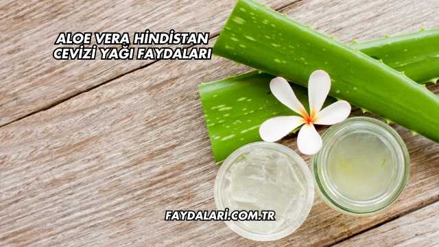 Aloe Vera Hindistan Cevizi Yağı Faydaları