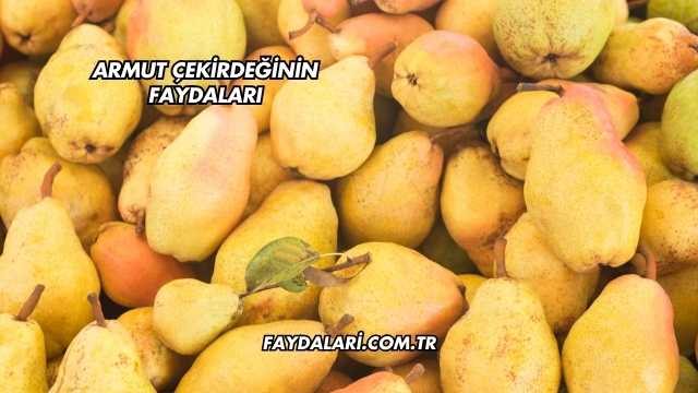 Armut Çekirdeğinin Faydaları