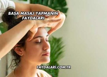 Başa Masaj Yapmanın Faydaları