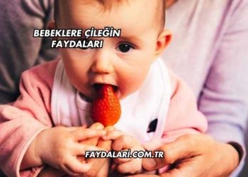 Bebeklere Çileğin Faydaları
