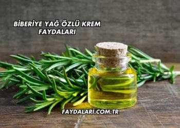 Biberiye Yağ Özlü Krem Faydaları