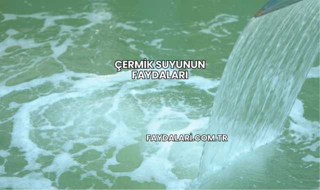 Çermik Suyunun Faydaları