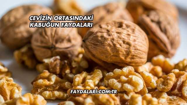 Cevizin Ortasındaki Kabuğun Faydaları