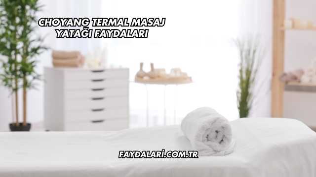 Choyang Termal Masaj Yatağı Faydaları