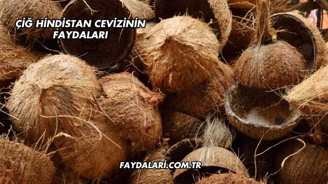 Çiğ Hindistan Cevizinin Faydaları