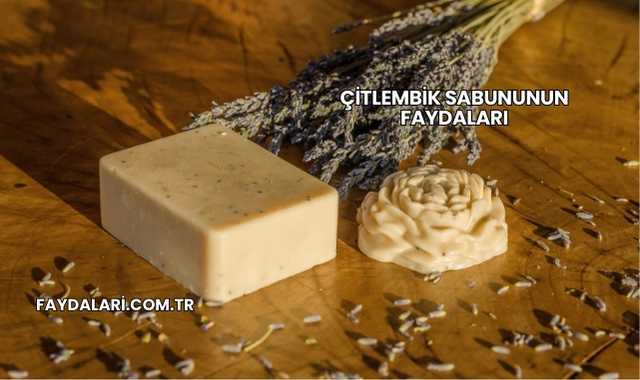 Çitlembik Sabununun Faydaları