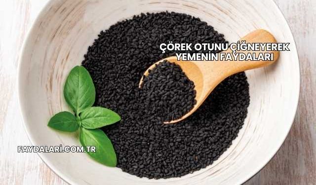 Çörek Otunu Çiğneyerek Yemenin Faydaları