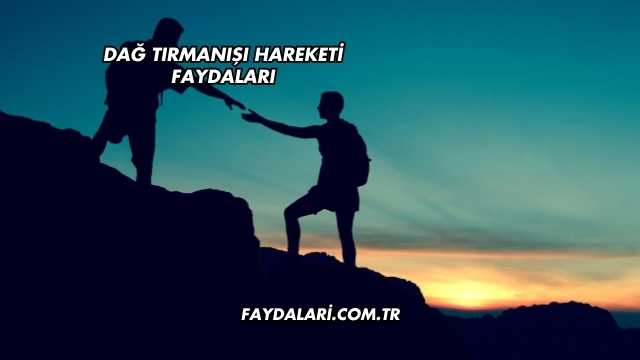 Dağ Tırmanışı Hareketi Faydaları