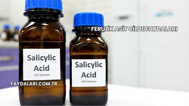Ferulik Asit Cilde Faydaları