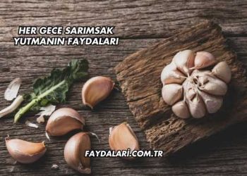 Her Gece Sarımsak Yutmanın Faydaları